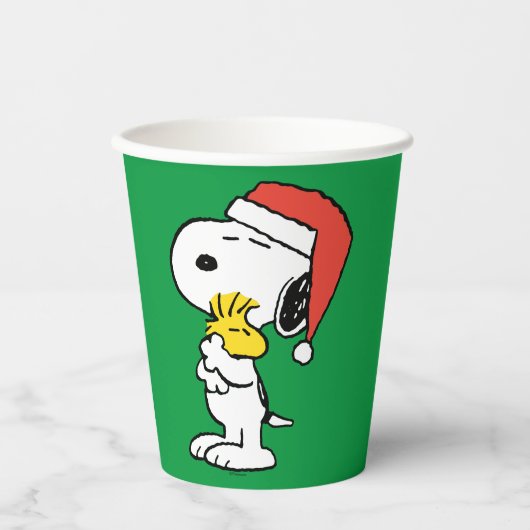 Gobelets En Papier cacahuètes | Snoopy & Woodstock (Recto)