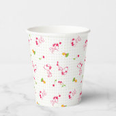 Gobelets En Papier cacahuètes | Snoopy & Woodstock Cherry Motif (Droite)