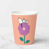 Gobelets En Papier cacahuètes | Snoopy & Woodstock Flower Whististle (Recto)