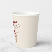 Gobelets En Papier cacahuètes | Snoopy & Woodstock Joy Sled Ride (Gauche)