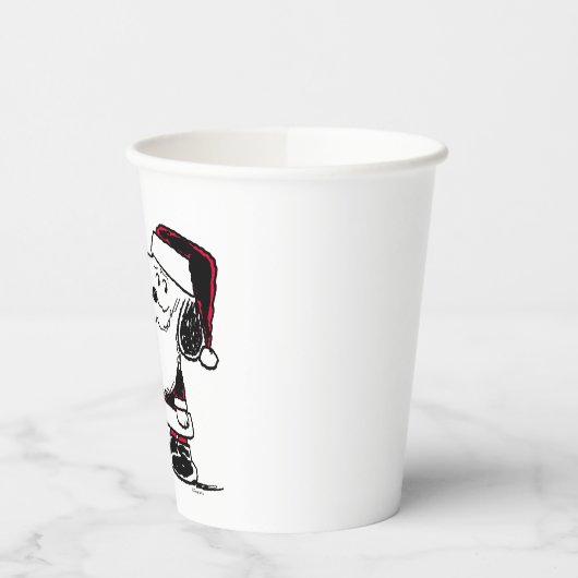 Gobelets En Papier cacahuètes | Snoopy & Woodstock Père Noël Bell Rin (Gauche)