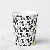 Gobelets En Papier cacahuètes | Snoopy & Woodstock Shadow Motif (Droite)