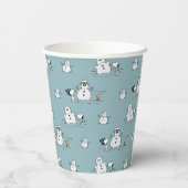 Gobelets En Papier cacahuètes | Snoopy & Woodstock Winter Break Motif (Verso)