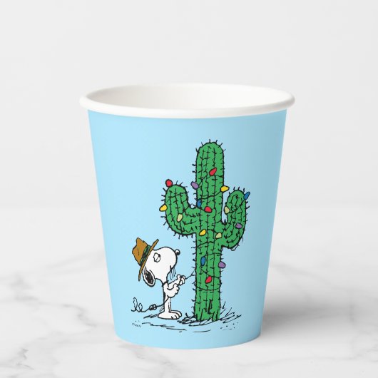 Gobelets En Papier cacahuètes | Spike's Holiday Cactus (Recto)