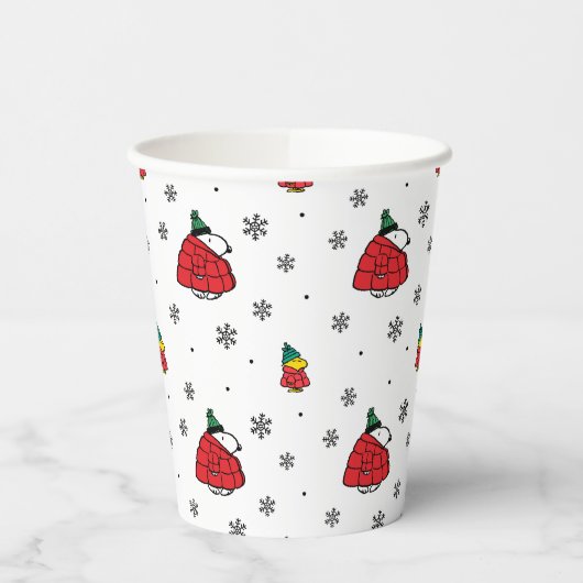 Gobelets En Papier cacahuètes | Veste Snoopy Red Puffer (Gauche)