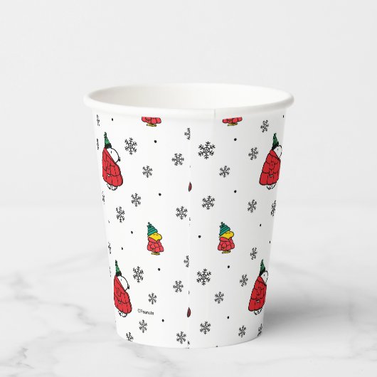 Gobelets En Papier cacahuètes | Veste Snoopy Red Puffer (Droite)