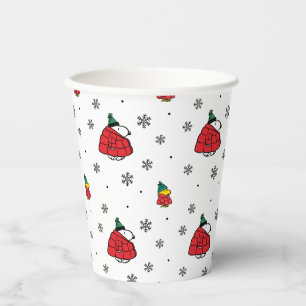 Gobelets En Papier cacahuètes   Veste Snoopy Red Puffer