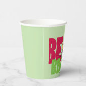 Gobelets En Papier cacahuètes | Woodstock Noël Soyez brillant (Droite)