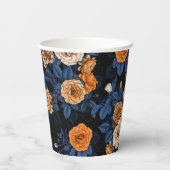 Gobelets En Papier Caché en rose, orange et bleu (Verso)