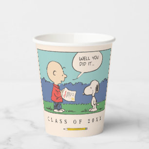 Gobelets En Papier Cachou Charlie Brown Snoopy Eh bien vous l'avez fa
