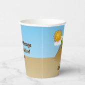 Gobelets En Papier Cactus avec bière (Droite)