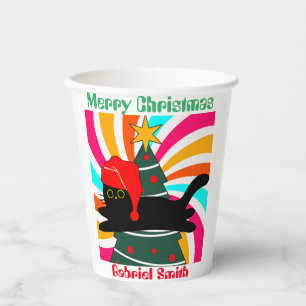 Gobelets En Papier cadeau de Noël
