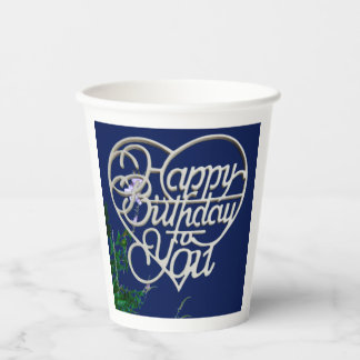 Gobelets En Papier Cadeaux d'anniversaire personnalisés