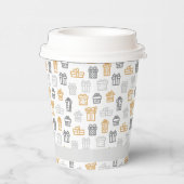 Gobelets En Papier Cadeaux de Noël d'affaires avec logo modèle Cadeau (Droite)