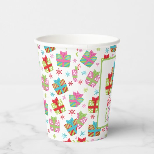 Gobelets En Papier Cadeaux de Noël fantasques (Droite)