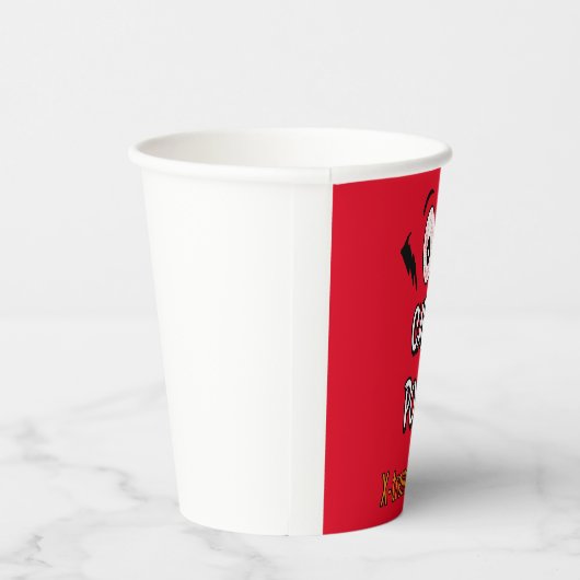 Gobelets En Papier caf pow drôle de mug (Droite)