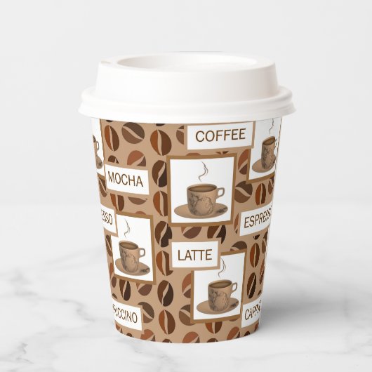 Gobelets En Papier Café (Verso)