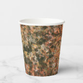 Gobelets En Papier Café Brown en marbre (Verso)