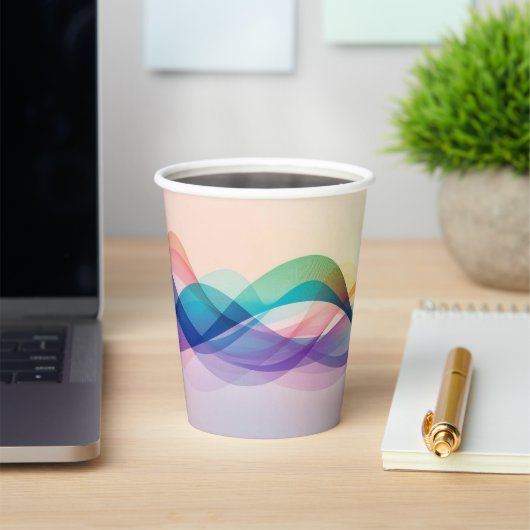 Gobelets En Papier Café Brown moderne simple (Insitu)