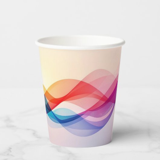 Gobelets En Papier Café Brown moderne simple (Verso)