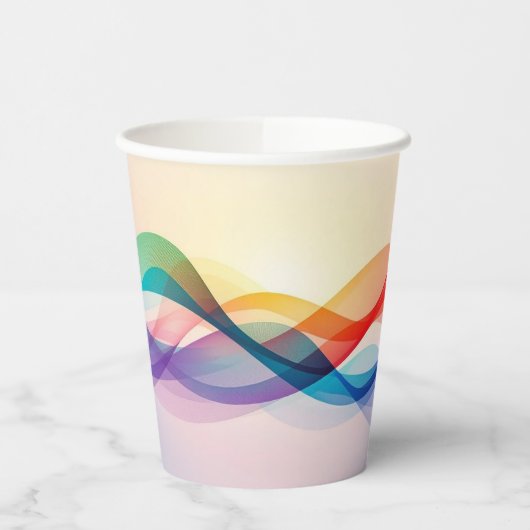 Gobelets En Papier Café Brown moderne simple (Gauche)