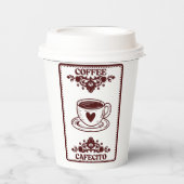 Gobelets En Papier café / café (Recto)