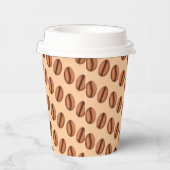 Gobelets En Papier Café Caféine Haricots (Droite)