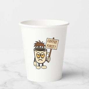 Gobelets En Papier Café d'abord !