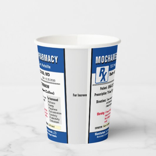 Gobelets En Papier Café d'ordonnance (Gauche)