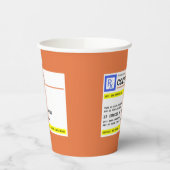 Gobelets En Papier Café d'ordonnance humoristique (Gauche)