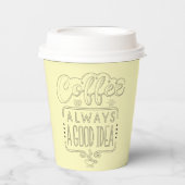 Gobelets En Papier café est une bonne idée (Recto)