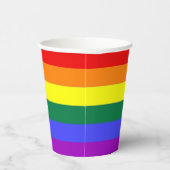 Gobelets En Papier Café LGBT Gay Rainbow Pride (Droite)