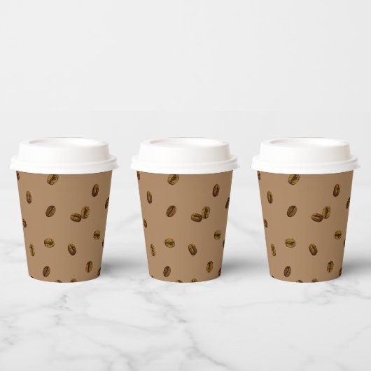 Gobelets En Papier café motif tasse de papier (Multi)