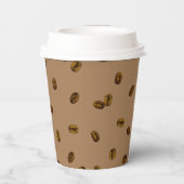 Gobelets En Papier café motif tasse de papier (Verso)