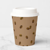 Gobelets En Papier café motif tasse de papier (Recto)