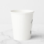 Gobelets En Papier Café Obsessionnel Cute Barista (Droite)