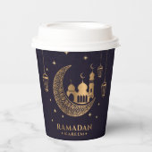 Gobelets En Papier Café Ramadan Kareem (Recto)