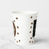 Gobelets En Papier Café to Go Café Boutique Kafeteria Business Logo (Droite)