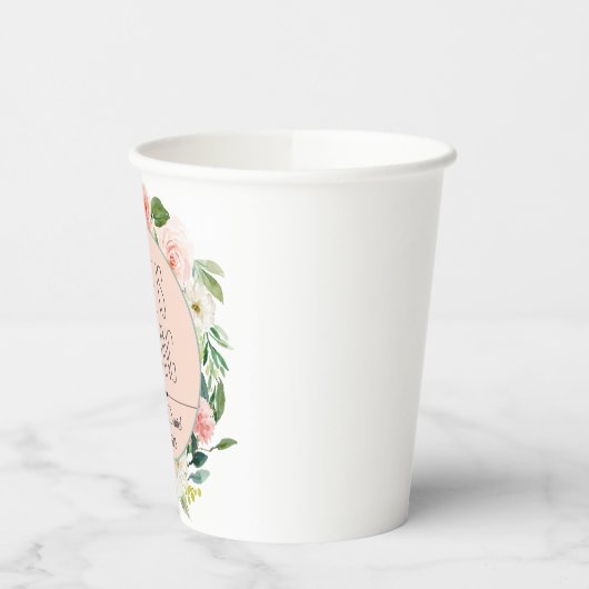 Gobelets En Papier Cafet personnalisé pour mariée et marié (Gauche)