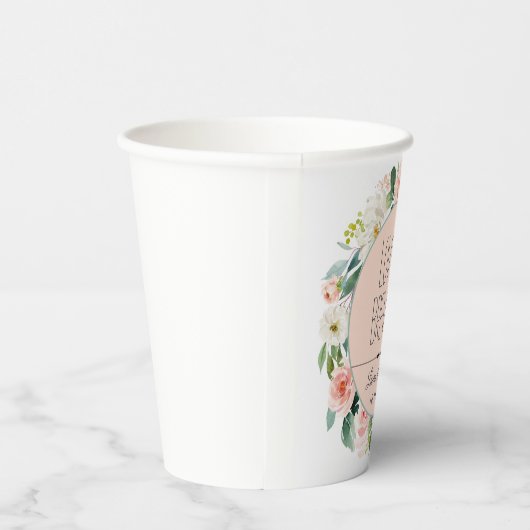 Gobelets En Papier Cafet personnalisé pour mariée et marié (Droite)