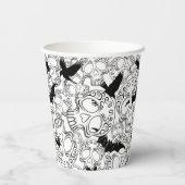 Gobelets En Papier Calaveras décoratives Halloween (Verso)