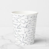 Gobelets En Papier Calculs mathématiques et formes Nom personnalisé (Droite)