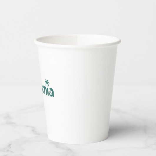 Gobelets En Papier Californie (Gauche)