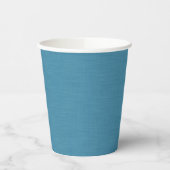 Gobelets En Papier Calm & simple Blue linen textured background  (Gauche)
