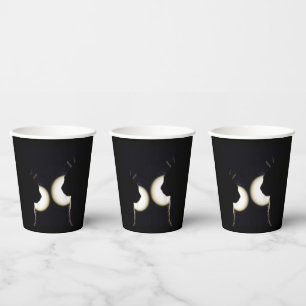 Gobelets En Papier Cambrioleurs Incroyables Chats Noirs Repérés