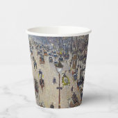 Gobelets En Papier Camille Pissarro - Boulevard Montmartre, matin (Gauche)