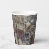 Gobelets En Papier Camille Pissarro - Boulevard Montmartre, matin (Droite)