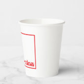 Gobelets En Papier Camion de pompiers tasse en amont (Gauche)