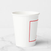 Gobelets En Papier Camion de pompiers tasse en amont (Droite)