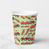 Gobelets En Papier Camion rouge produit de la ferme (Droite)